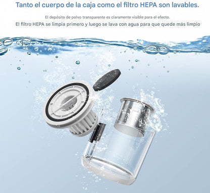 AspiraMax PRO™ — Limpieza profunda con luz UV